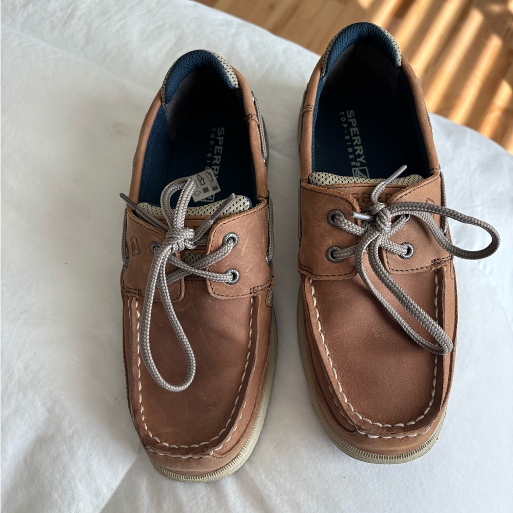 Sperry Boys Lanyard Boat Shoe Size 4.5